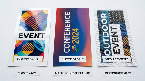 Banner Material Types: Vinyl vs Fabric vs Mesh — Which Should You Choose?