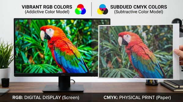 CMYK vs RGB for Printing: What's the Difference and Why It Matters