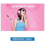 ONE CHOICE 10 ft. Fabric Pop Up Display