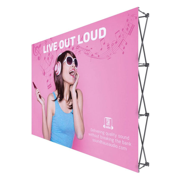 ONE CHOICE 10 ft. Fabric Pop Up Display