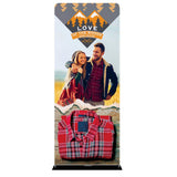 ONE CHOICE 36 in. Fabric Display