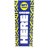 ONE CHOICE 24 x 62 in. 5 Pack Small X Banner Stand Super Flat (Graphic Package)
