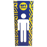 ONE CHOICE 24 x 62 in. 5 Pack Small X Banner Stand Super Flat (Graphic Package)