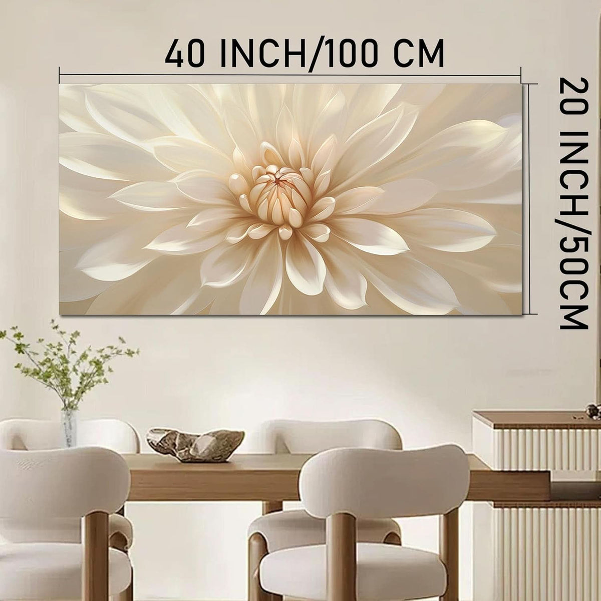 Floral Wall Art 20x40 Canvas for Living Room – image 5
