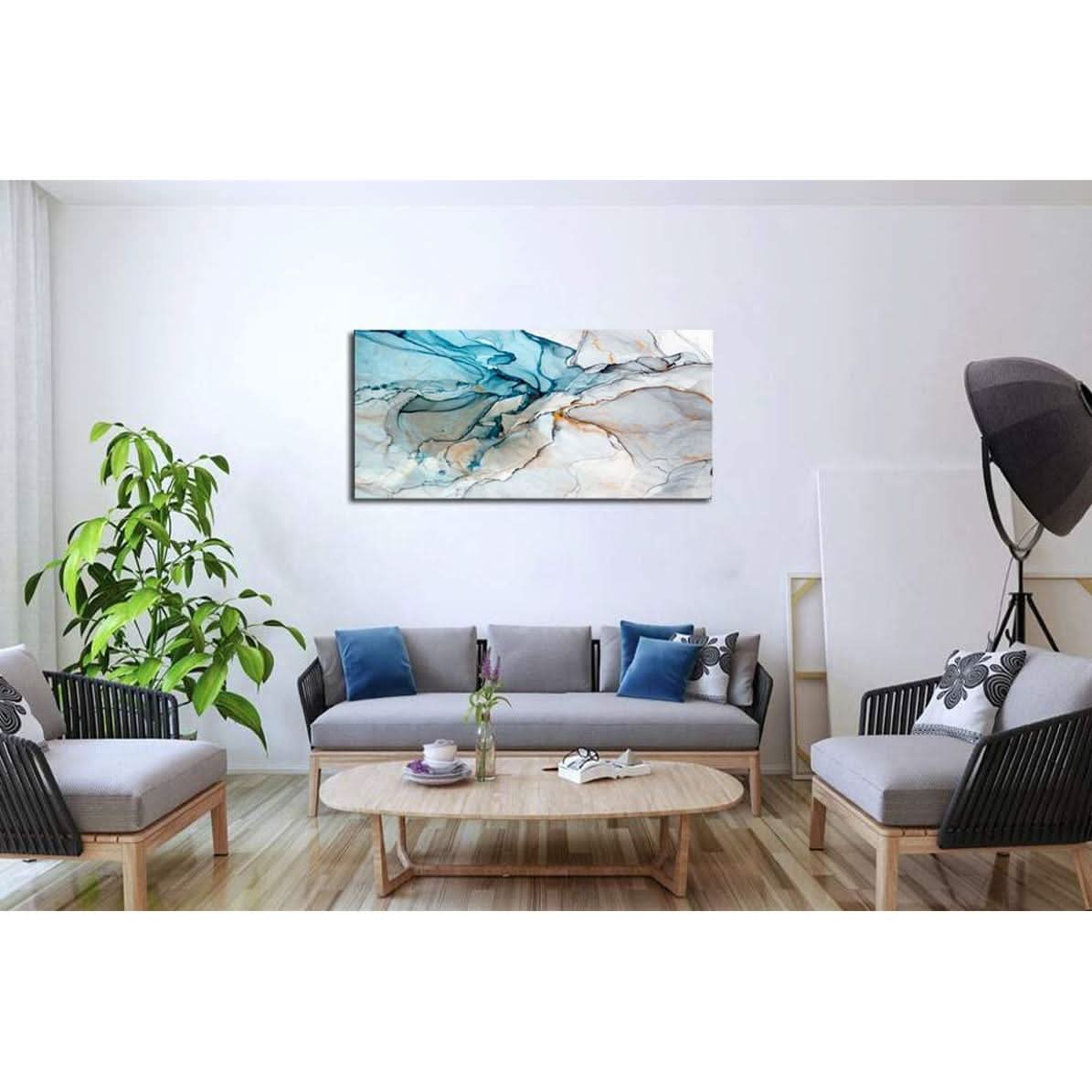 Abstract Wall Art 28x56 Framed Prints for Living Room – image 5