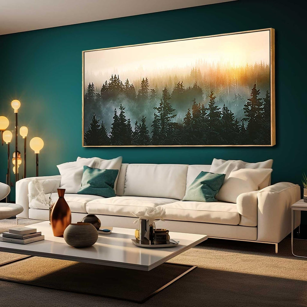 Landscapes Landscape Wall Art 30x60 Hand-Painted Framed Canvas – image 2