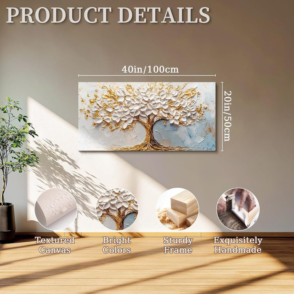 Tree of Life Landscape Wall Art 20x40 Canvas for Living Room – image 5