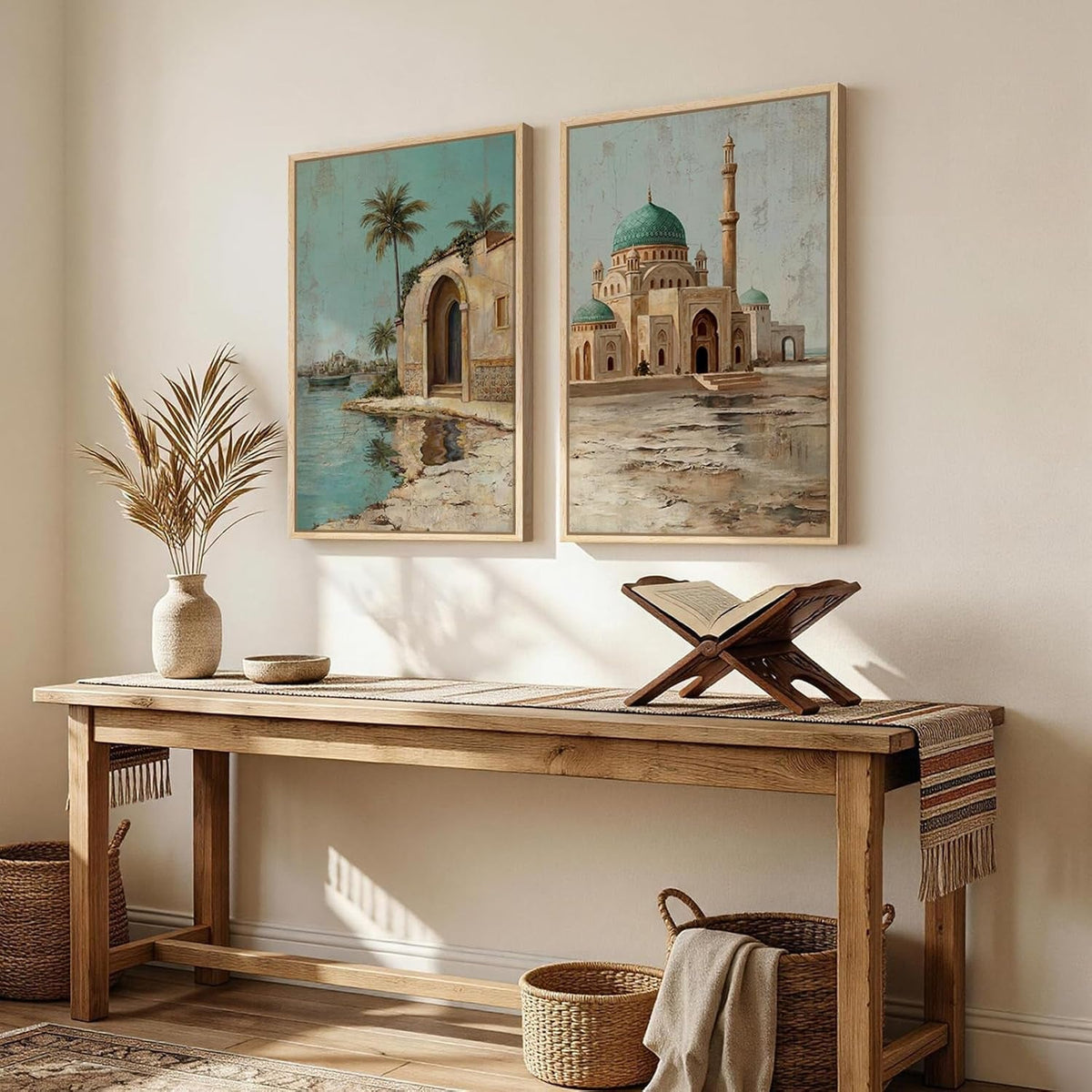 Mosque Islamic Wall Art 16x24 Framed for Living Room – image 4