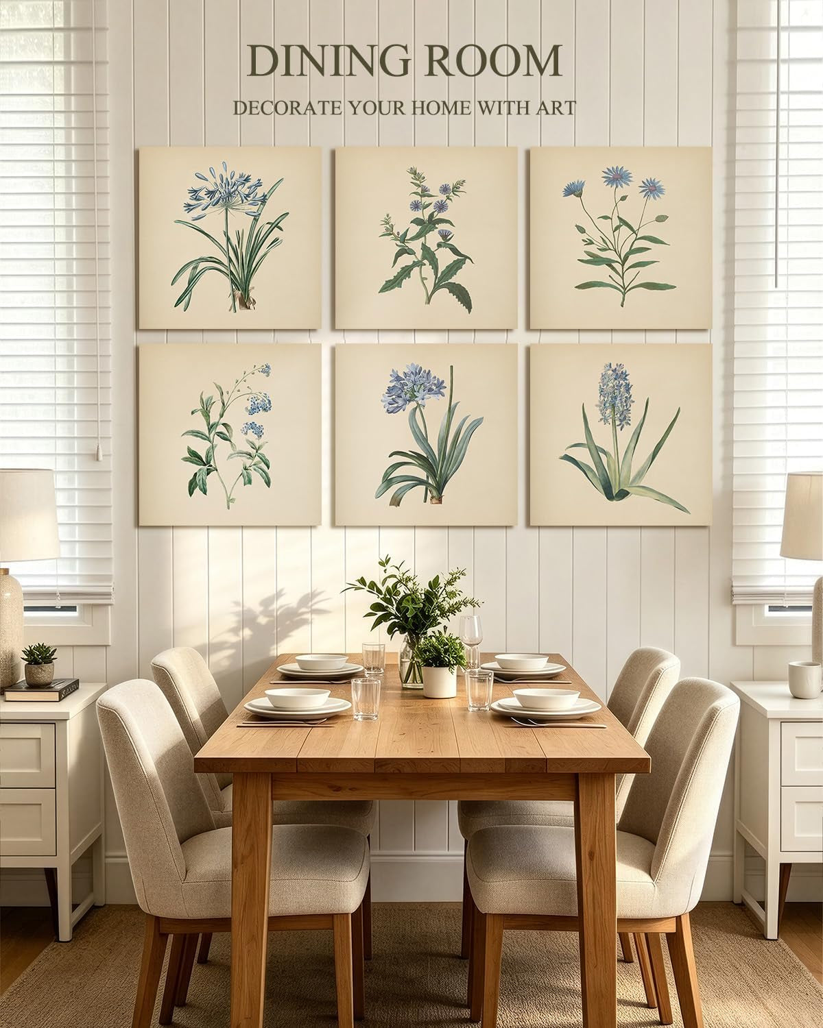 Acoustic Botanical Wall Art 72x48 for Living Room – image 5
