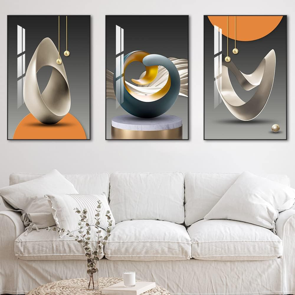 Abstract Wall Art 16x24 Framed for Living Room – image 2