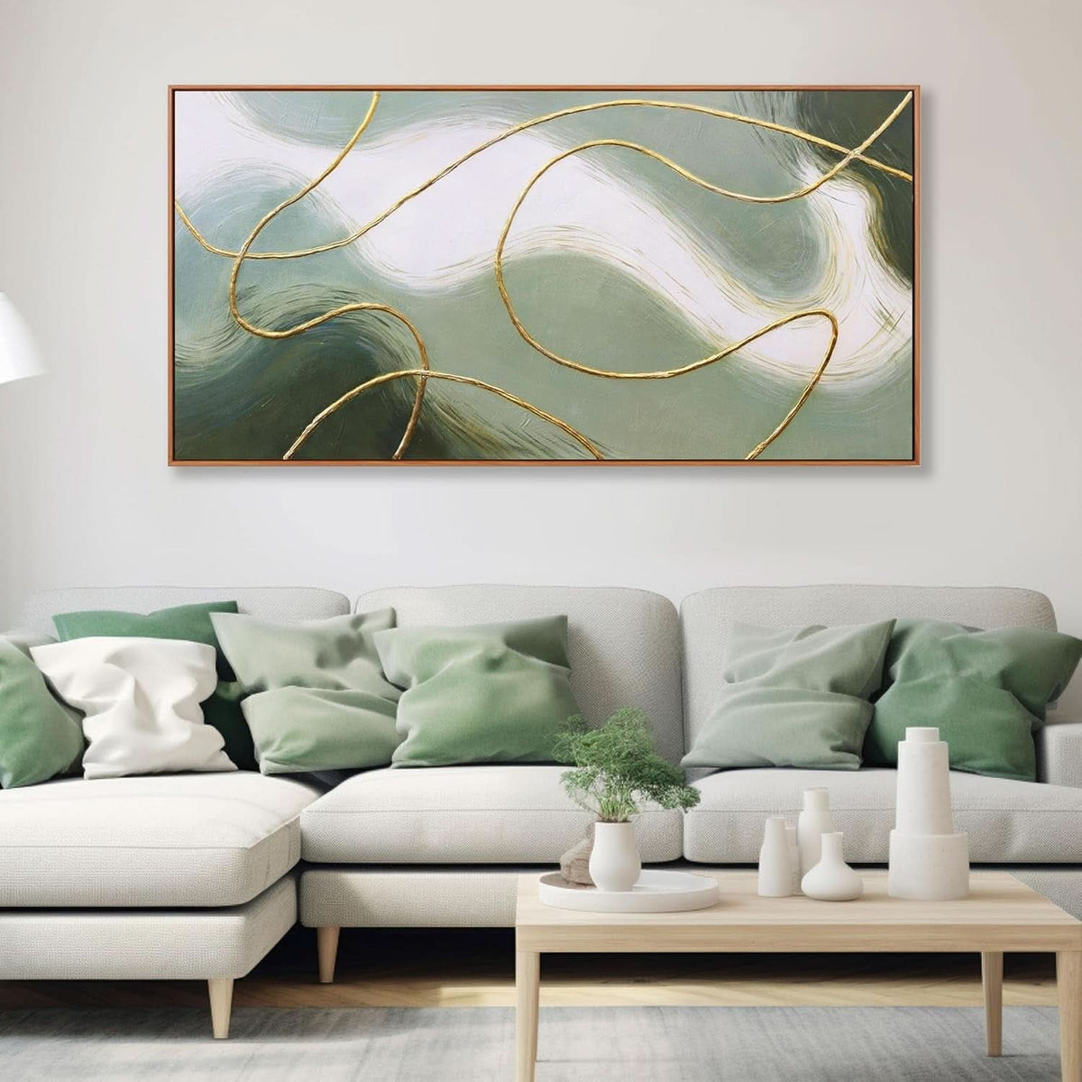 Abstract Wall Art 40x20 Canvas for Living Room – image 6
