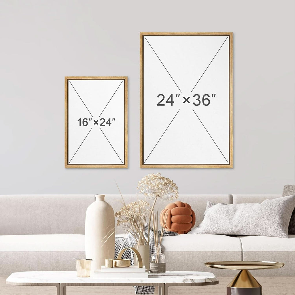 Ocean Wave Coastal Wall Art Set of 3 Framed Gray Tan Canvas, 24x36 in – image 6