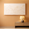 Mountain Golden Foil Landscape Wall Art 30x60 Canvas – main view