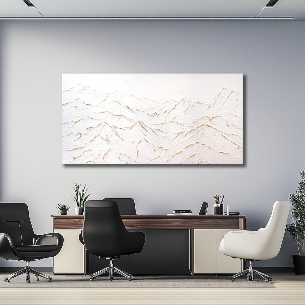 Mountain Golden Foil Landscape Wall Art 30x60 Canvas – image 5