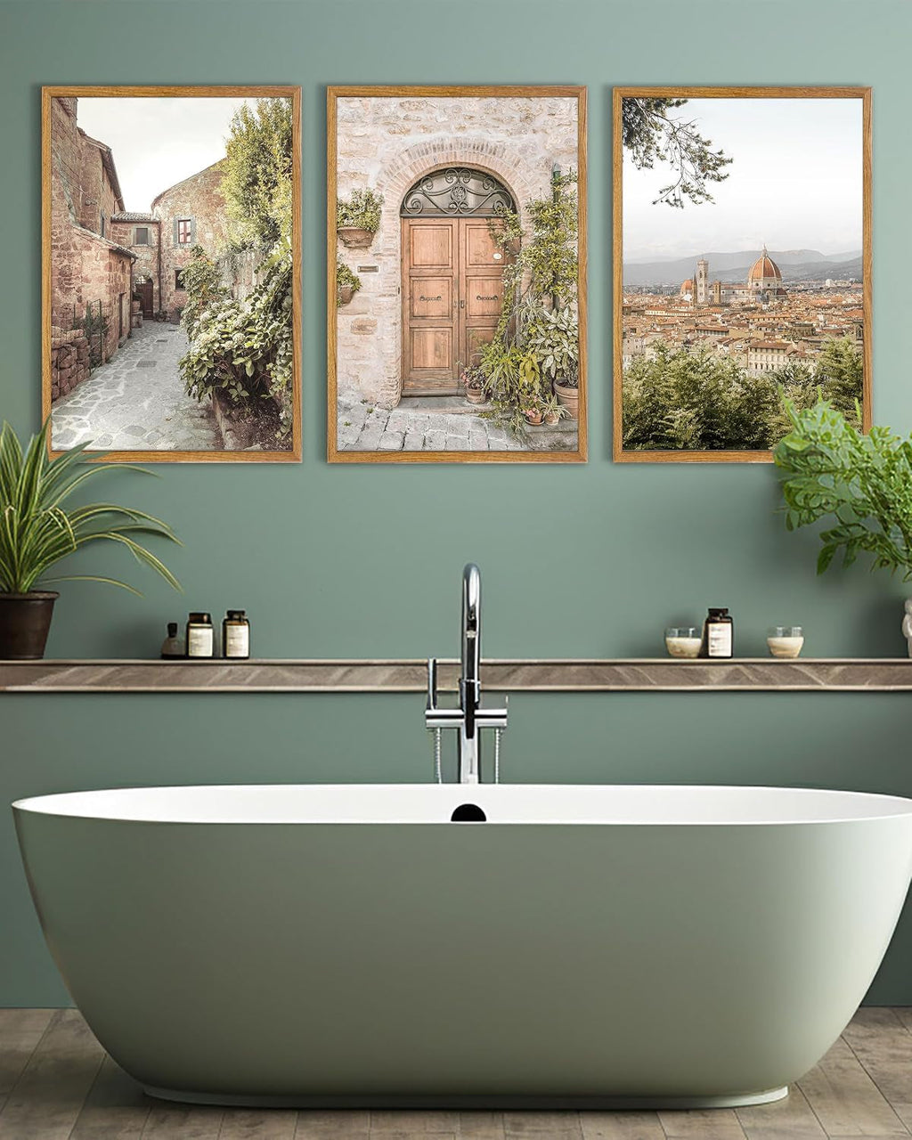 Florence Tuscan Cityscape Wall Art 16x24 Framed for Living Room – image 7