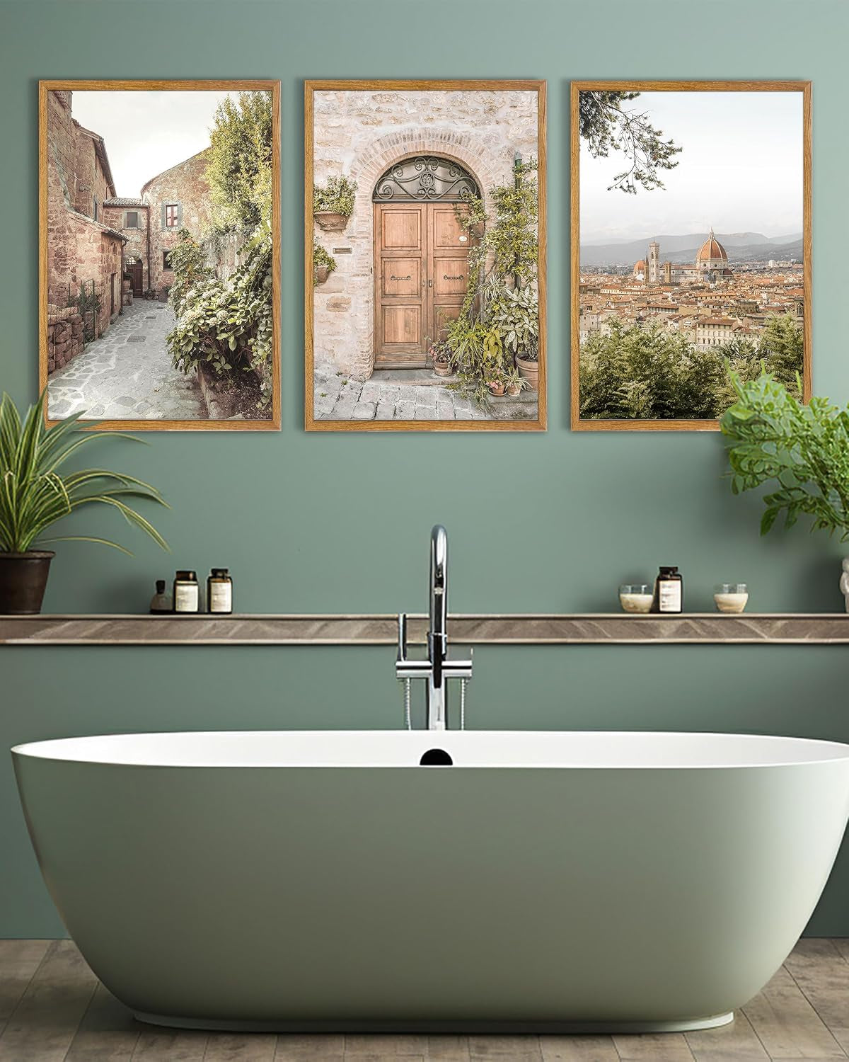 Florence Tuscan Cityscape Wall Art 16x24 Framed for Living Room – image 7