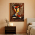 Mixed Media Modern Wall Art 48x32 for Living Room – main view
