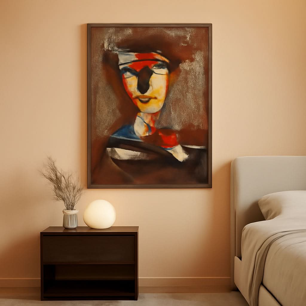 Mixed Media Modern Wall Art 48x32 for Living Room – main view