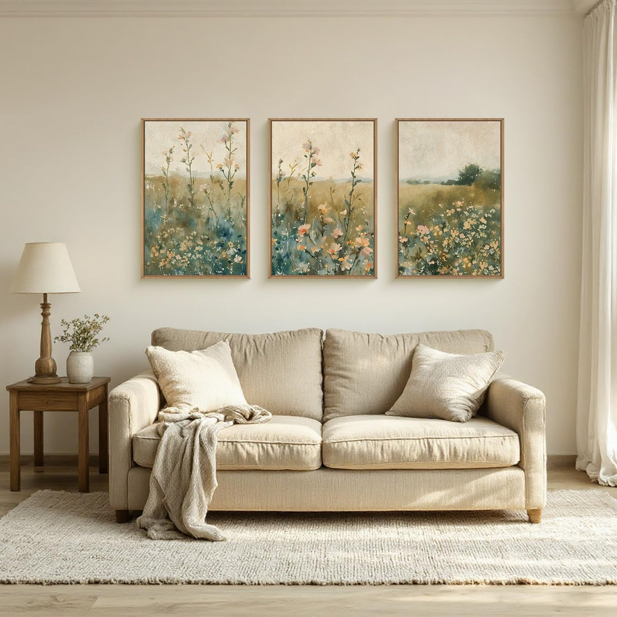 Wildflower Floral Wall Art 24x36 Canvas for Living Room – image 5