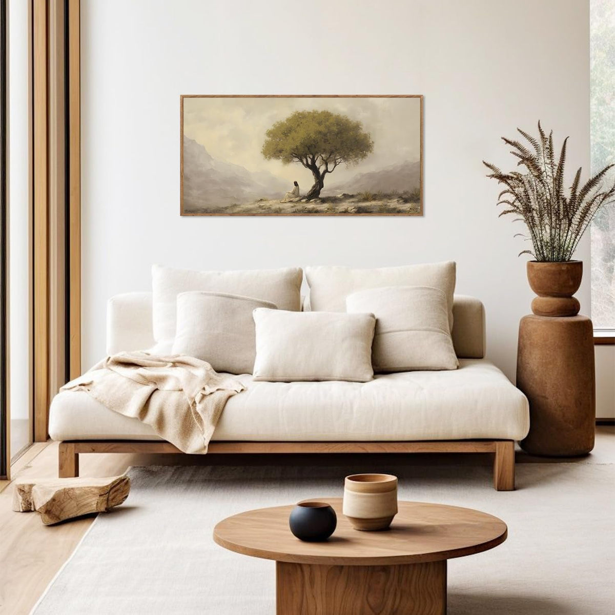 Jesus Olive Tree Christian Wall Art Set of 3 Canvas, 20x40 in – image 5