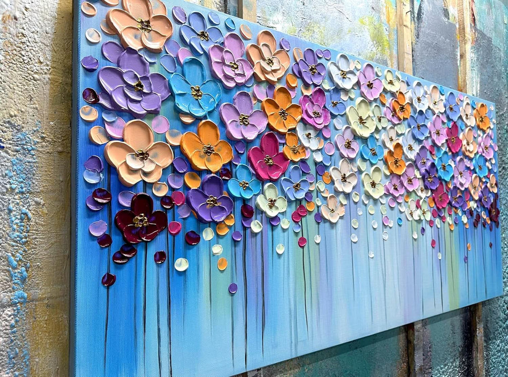 Abstract Wall Art 24x48 Hand-Painted for Living Room – image 7