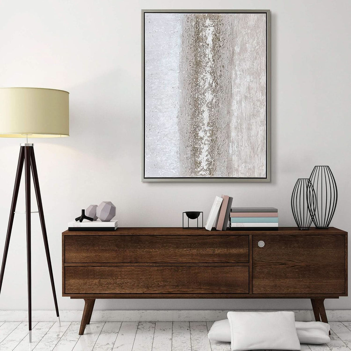 Abstract Wall Art 40x30 Hand-Painted Canvas for Living Room – image 6