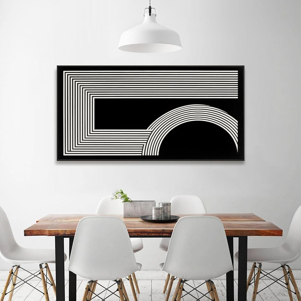 Black and White Wall Art 24x48 Canvas for Living Room – image 6