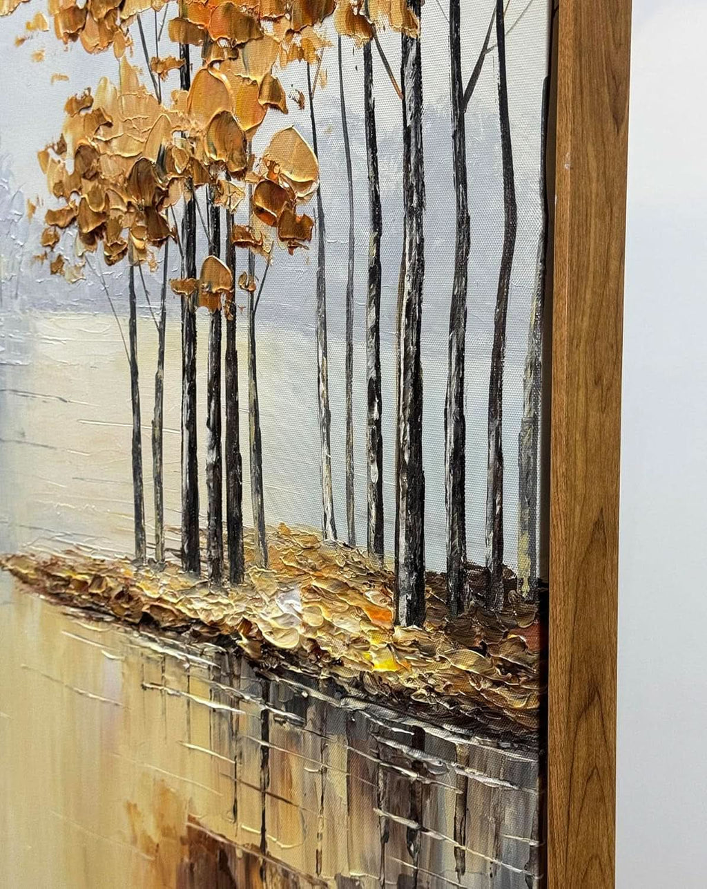 Landscape Wall Art 24x36 Hand-Painted Framed for Living Room – image 4