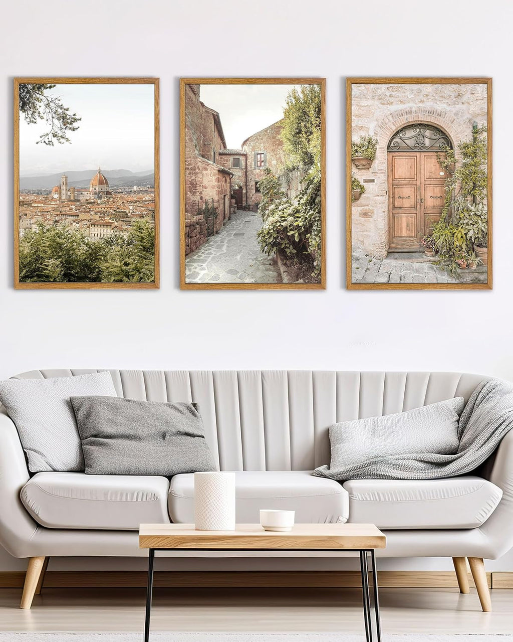 Florence Tuscan Cityscape Wall Art 16x24 Framed for Living Room – image 2