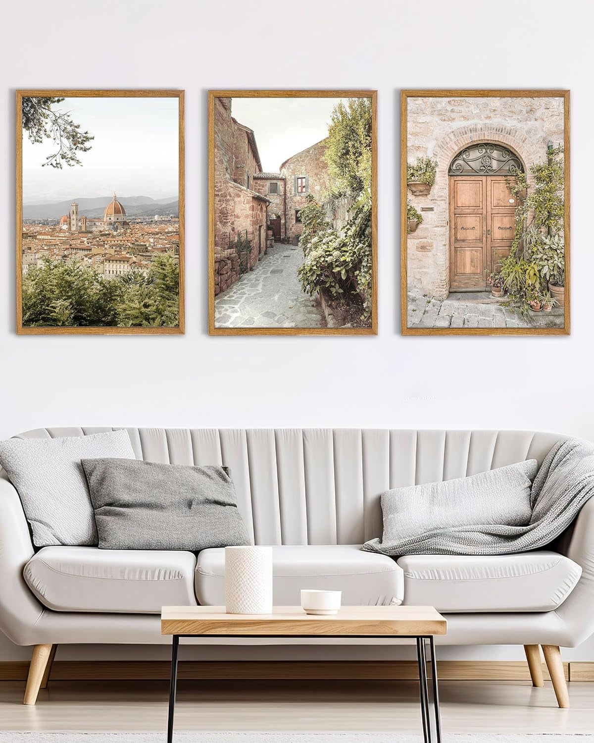 Florence Tuscan Cityscape Wall Art 16x24 Framed for Living Room – image 2