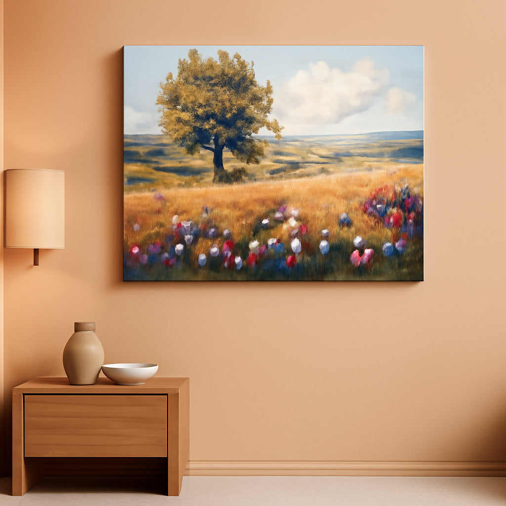 Nature Landscape Wall Art 24x48 Canvas for Living Room – main view
