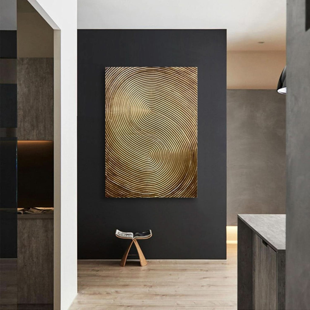 Modern Wall Art 40x28 Hand-Painted for Living Room – image 7