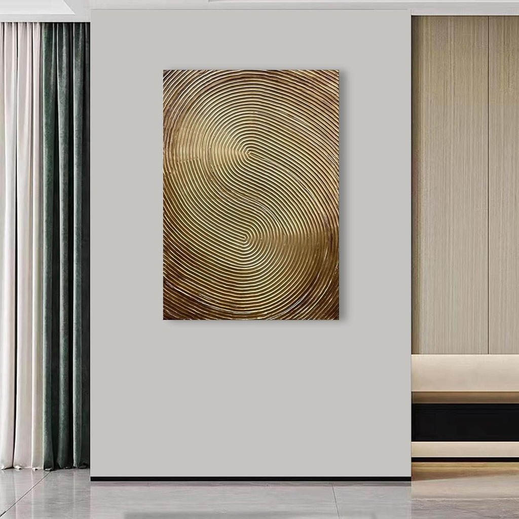 Modern Wall Art 40x28 Hand-Painted for Living Room – image 4