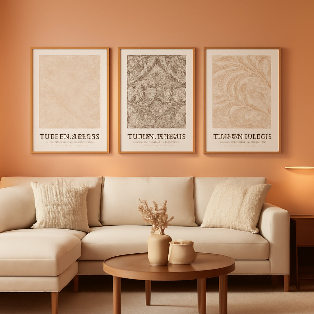 William Morris Botanical Wall Art Set of 3 Framed, 24x36 in – main view