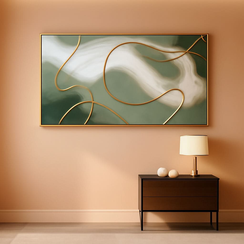 Abstract Wall Art 40x20 Canvas for Living Room – main view