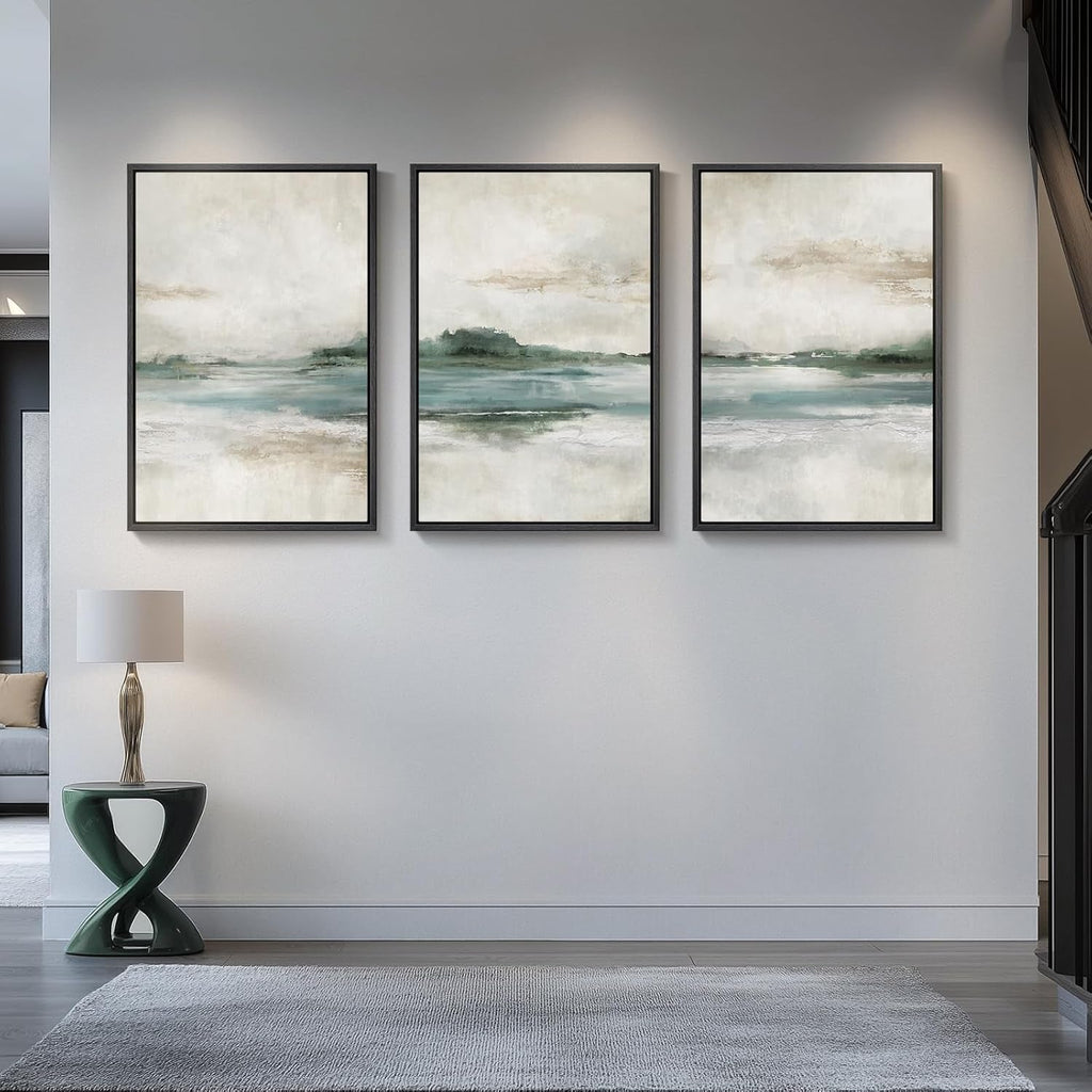 Nature Triptych Landscape Wall Art Set of 3 Framed Canvas, 24x36 in – image 8