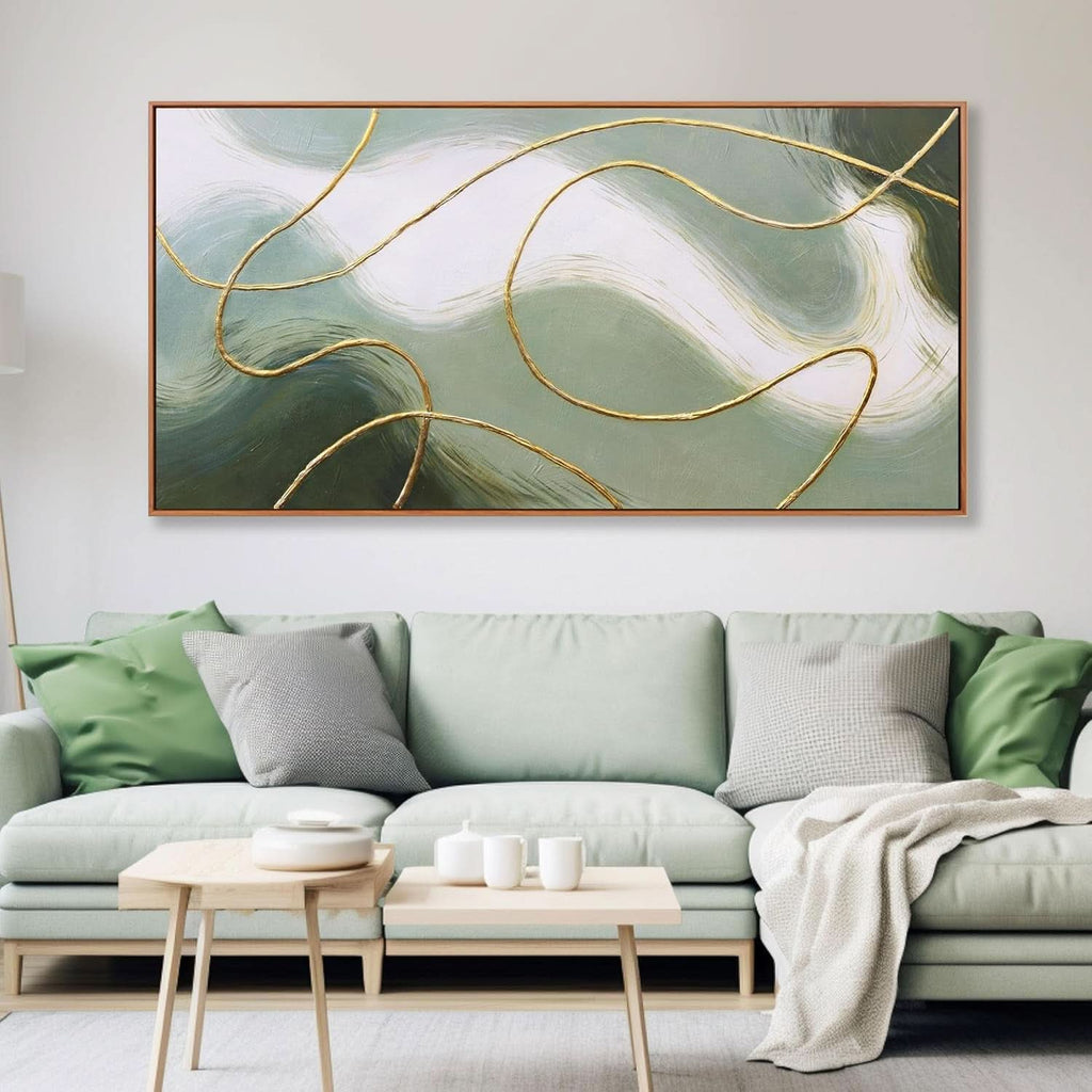Abstract Wall Art 40x20 Canvas for Living Room – image 5