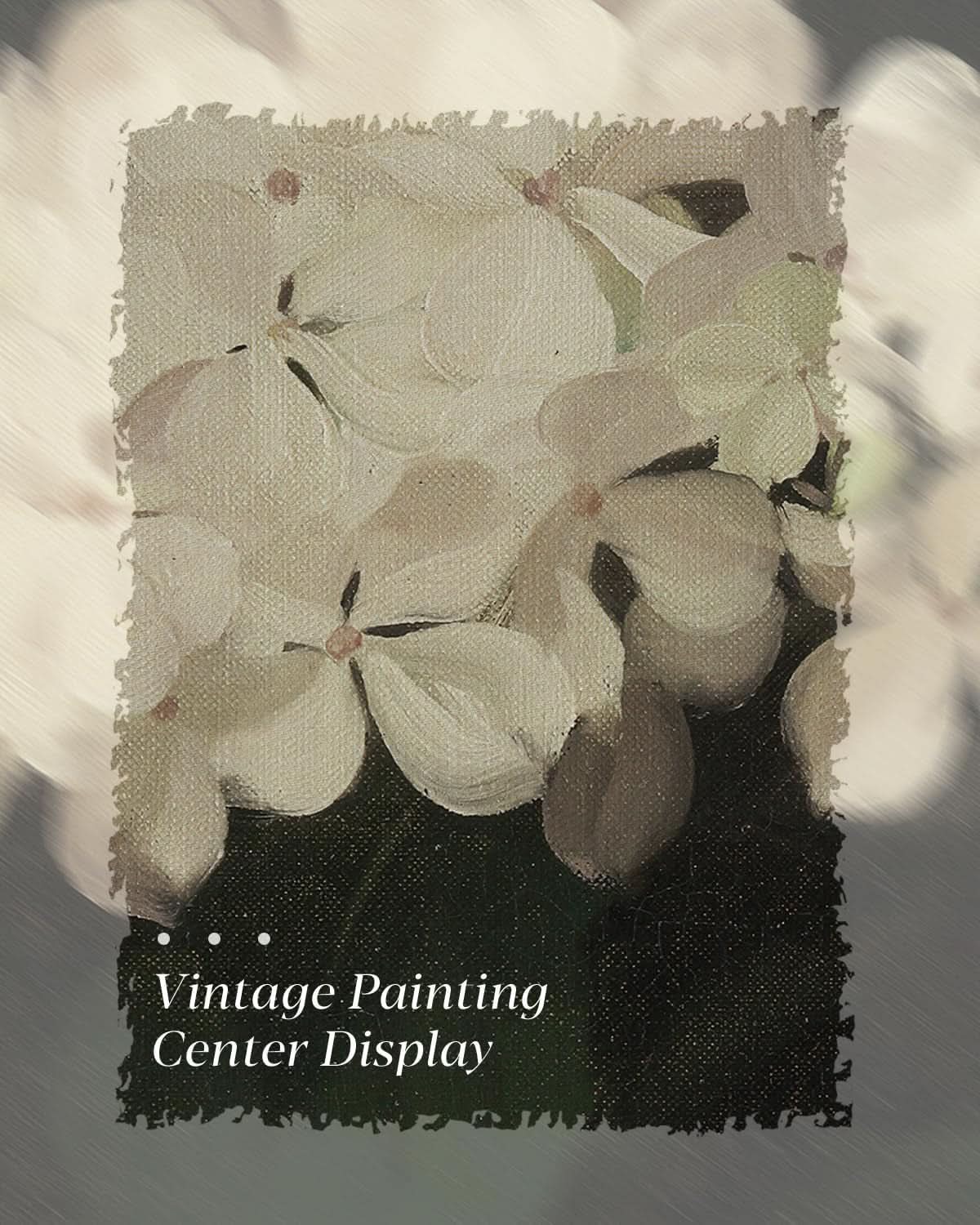 Hydrangea Gilded Floral Wall Art Framed Gold Canvas – image 5