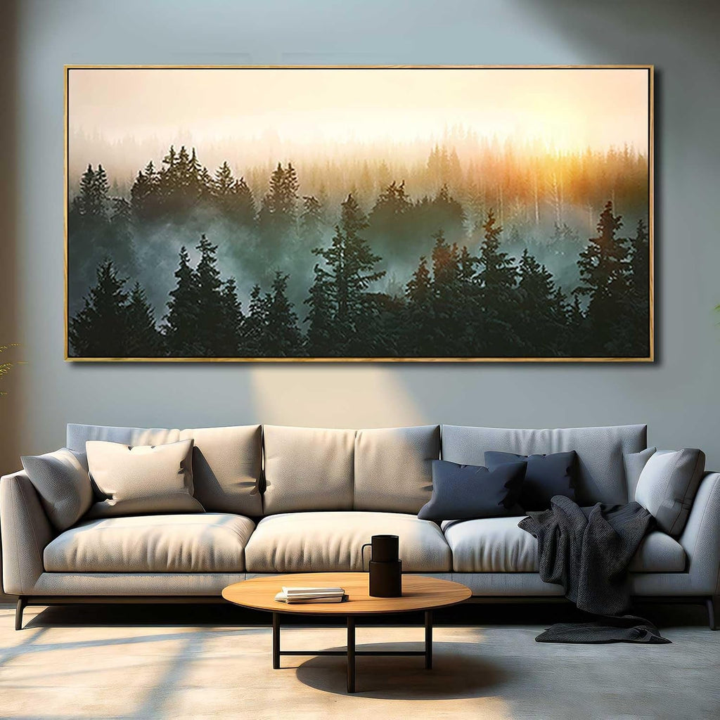 Landscapes Landscape Wall Art 30x60 Hand-Painted Framed Canvas – image 7