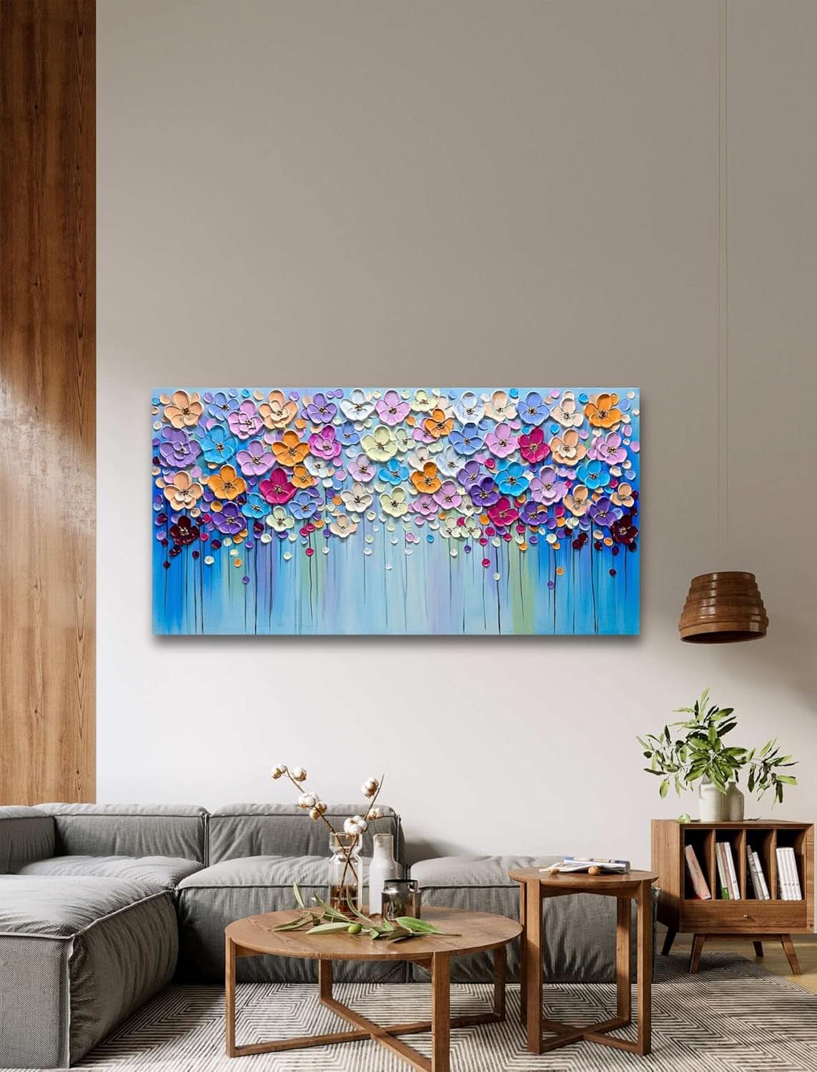 Abstract Wall Art 24x48 Hand-Painted for Living Room – image 5