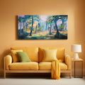 Forest Landscape Wall Art 48x24 Canvas for Living Room – main view