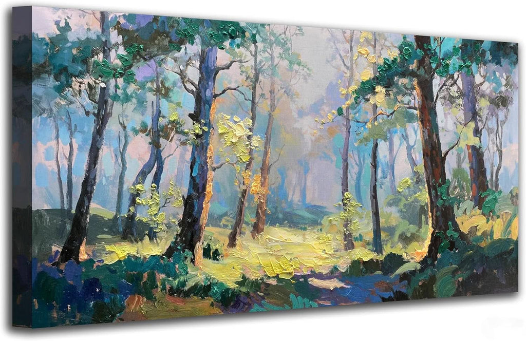 Forest Landscape Wall Art 48x24 Canvas for Living Room – image 2