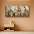 Professional Boho Wall Art 24x48 Framed Neutral Canvas – main view