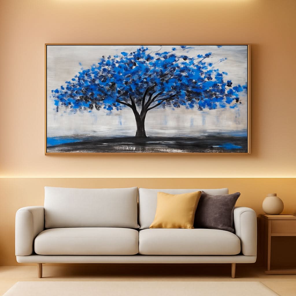 Hd Panoramic Landscape Wall Art 20x40 Framed Canvas – main view