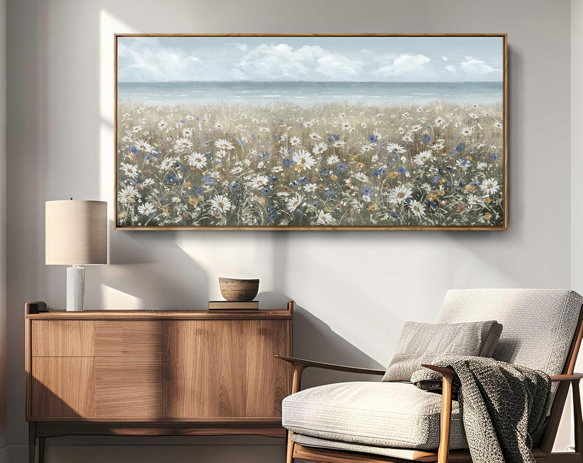 Coastal Wall Art 48x24 Framed for Living Room – image 5