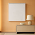 Textured Abstract Wall Art 24x36 Hand-Painted White – main view