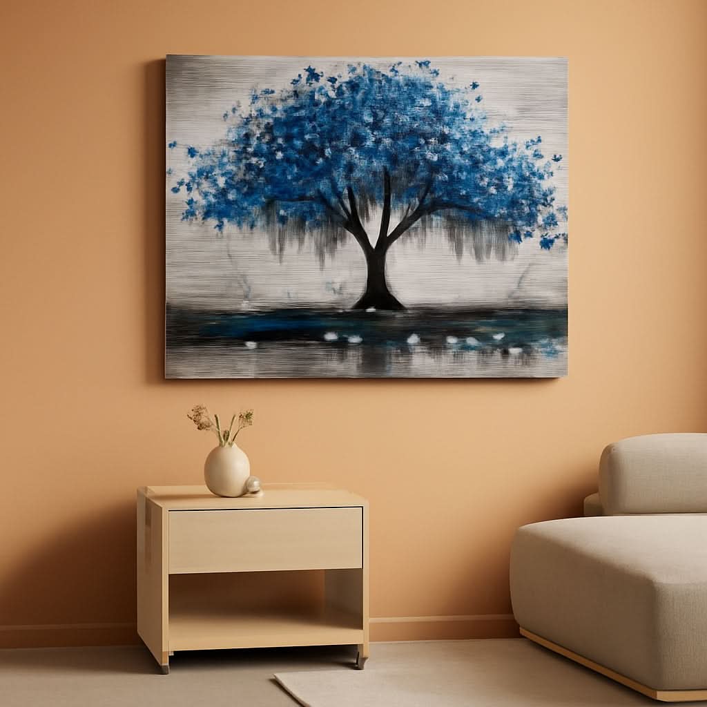 Panoramic Landscape Wall Art 20x40 Framed Canvas for Living Room – main view