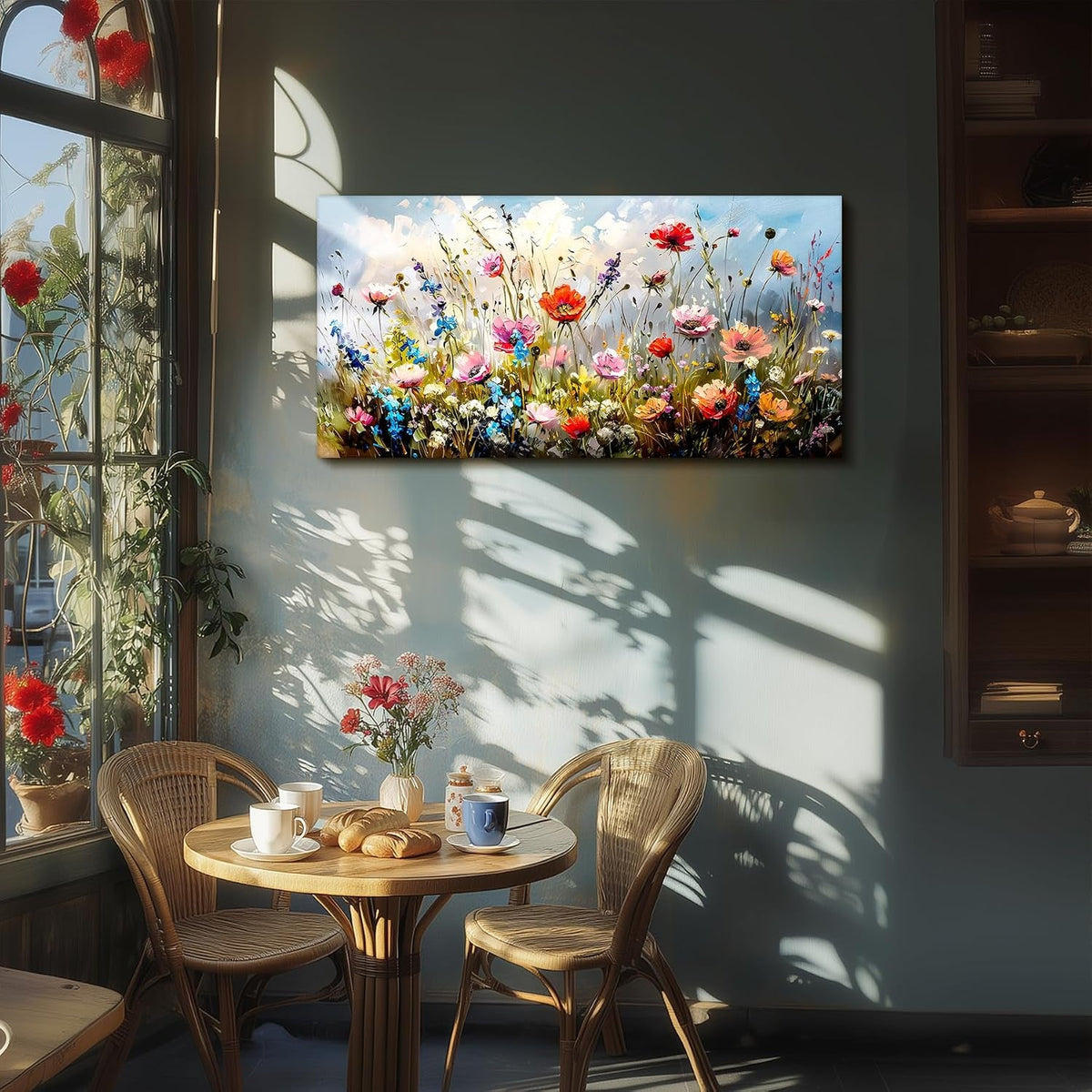 Farmhouse Canvas Wall Art 20x40 Colorful for Living Room – image 3