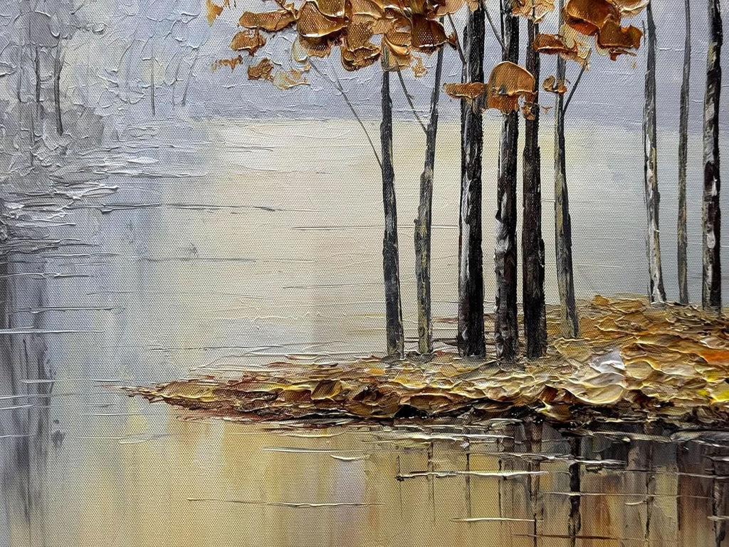 Landscape Wall Art 24x36 Hand-Painted Framed for Living Room – image 3