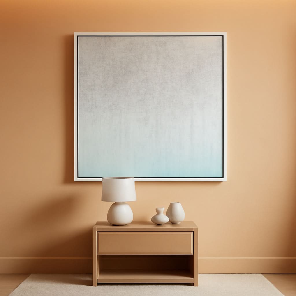 Textured Abstract Wall Art 36x36 Hand-Painted for Living Room – main view